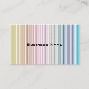 Carte De Visite Bandes multicolores