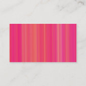 Carte De Visite Bandes roses (Dos)