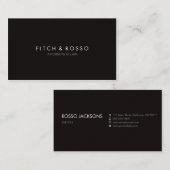 Carte De Visite Bandes subtiles PurePro No18 (Devant / Derrière)