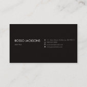 Carte De Visite Bandes subtiles PurePro No18 (Dos)