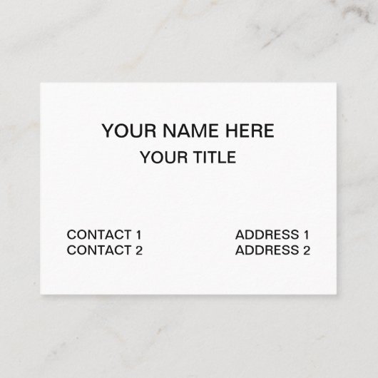 Carte De Visite Bandes vertes (Dos)