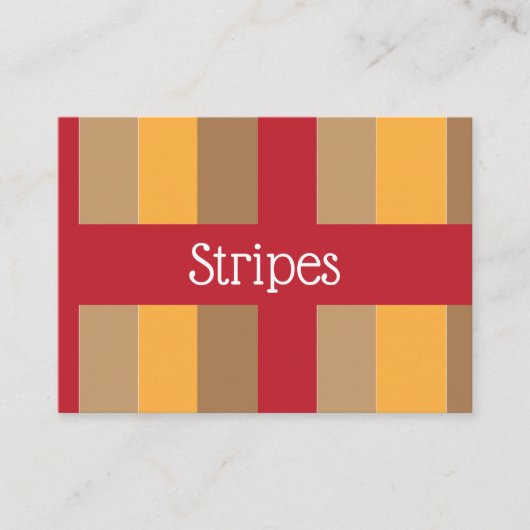 Carte De Visite Bandes verticales colorées (Devant)