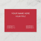 Carte De Visite Bandes verticales colorées (Dos)