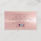 Carte de visite Banding Or Métal Brossé ID801 (Dos)