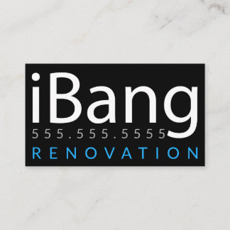 Carte De Visite Bang. Construction toiture Rénovation