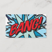 Carte De Visite BANG Fun Retro Comic Book (Devant)
