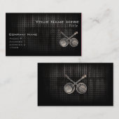 Carte De Visite Banjos de duel rocailleux (Devant / Derrière)