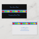 Carte De Visite Bannière de canard, votre nom ici, nom de la (Devant / Derrière)