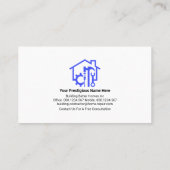 Carte De Visite Bannière des outils Creative Handyman (Dos)