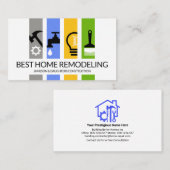 Carte De Visite Bannière des outils Creative Handyman (Devant / Derrière)