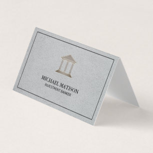 Carte De Visite Banquier de placement   Institution