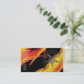 Carte De Visite Baphomet Fire (Debout devant)