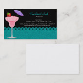 Carte De Visite Bar à cocktails (Devant / Derrière)