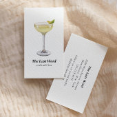 Carte De Visite Bar à cocktails