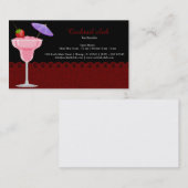 Carte De Visite Bar à cocktails (Devant / Derrière)