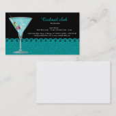 Carte De Visite Bar à cocktails (Devant / Derrière)