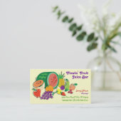 Carte De Visite Bar à jus et Smoothies_Totally fruités (Debout devant)