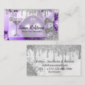 Carte De Visite Bar-Bar De Fête Privée Boissons De Restauration (Devant / Derrière)