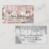 Carte De Visite Bar-Bar De Fête Privée Boissons De Restauration (Devant / Derrière)