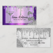 Carte De Visite Bar-Bar De Fête Privée Boissons De Restauration (Devant / Derrière)