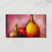 Carte De Visite Bar - Bouteilles - Une vie de bouteilles (Dos)