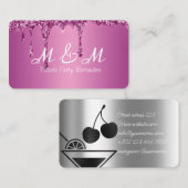 Carte De Visite Bar De Fête Privé Pour Votre Événement Spécial (Devant / Derrière)