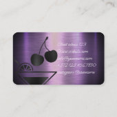 Carte De Visite Bar De Fête Privé Pour Votre Événement Spécial (Dos)
