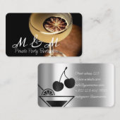 Carte De Visite Bar De Fête Privé Pour Votre Événement Spécial (Devant / Derrière)