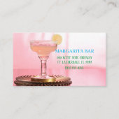 Carte De Visite Bar & Lounge Pink Margarita (Devant)