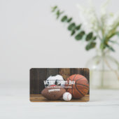 Carte De Visite Bar sportif (Debout devant)