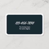Carte De Visite Bar sportif (Dos)