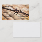 Carte De Visite Barbarde (Devant / Derrière)