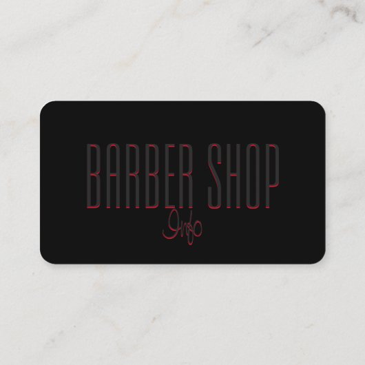 carte de visite barbare (Dos)