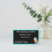 Carte de visite barbecue (Debout devant)