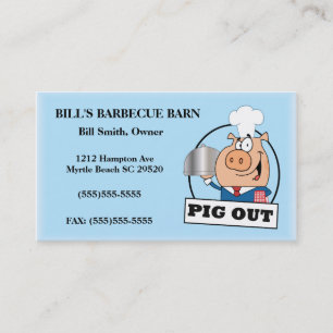 Carte de visite barbecue