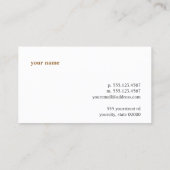 Carte De Visite Barbecue de cochon barbecue (Dos)