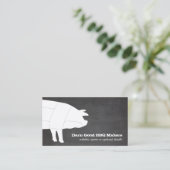 Carte De Visite Barbecue de cochon barbecue (Debout devant)