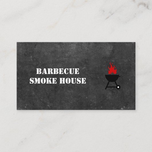 Carte De Visite Barbecue Grill (Devant)