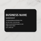 Carte De Visite Barber Barbershop Coiffeuse (Dos)