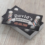 Carte De Visite Barber Barbershop Hair Stylet Vintage tableau de b<br><div class="desc">Barber Barbershop Hair Styliste Vintages Cartes de visite de tableau de bord.</div>