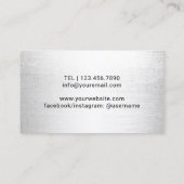 Carte De Visite Barber Pole Coiffeur Stylo Coiffeur Barbershop (Dos)