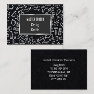 Carte De Visite 💇 ‍ ♂️ Barber Premium