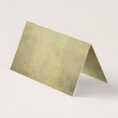 Carte De Visite Barber Razor & Gold Noir professionnel plié (Dos)