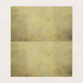 Carte De Visite Barber Razor & Gold Noir professionnel plié (Intérieur déplié)