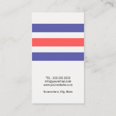 Carte De Visite Barber Retro King of Diamonds Hair Stlist (Dos)