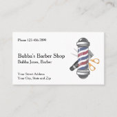 Carte De Visite Barber Shop Business Card (Devant)