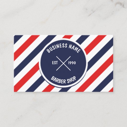 Carte De Visite Barber Shop Business Card (Devant)