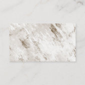 Carte De Visite Barber Shop Cisor & Barber Pole Grunge Bois (Dos)