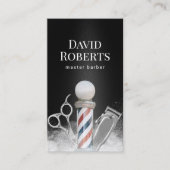 Carte De Visite Barber Shop Master Barber Professional Barbershop (Devant)