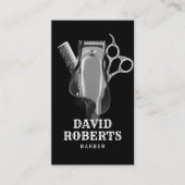 Carte De Visite Barber Shopping Coiffeur professionnel Barbershop (Devant)